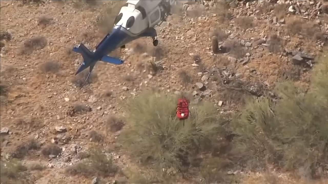 A helicopter rescue that does not go to plan
