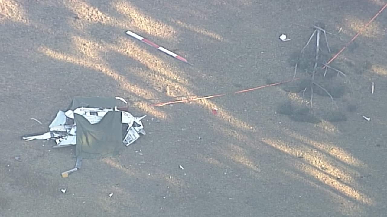 Emergency services remain at the scene of the crash.