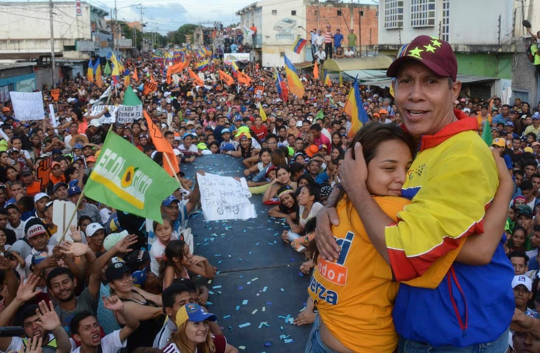 Venezuelan Presidential candidate Henri Falcon.