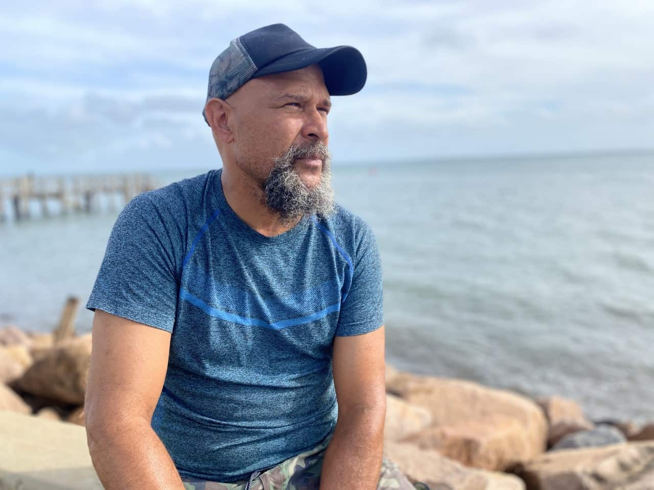 Herbert Warusam is the Dhoeybaw clan leader on Masig Island.