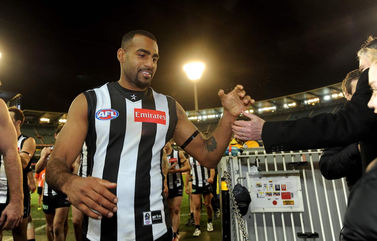 Heritier Lumumba says he was subjected to racial slurs, including the nickname Chimp, during his 10-year playing career at Collingwood.
