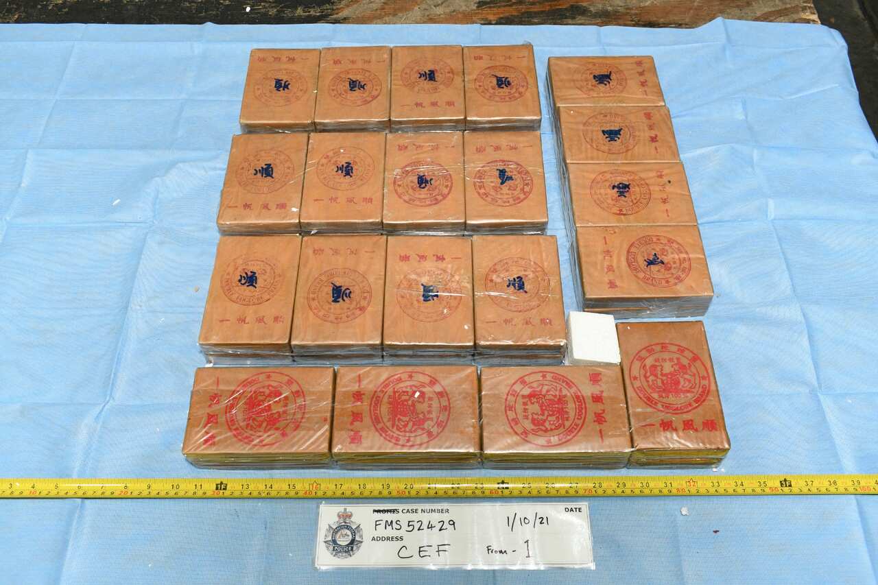 The seized heroin has an estimated street value of $140 million.