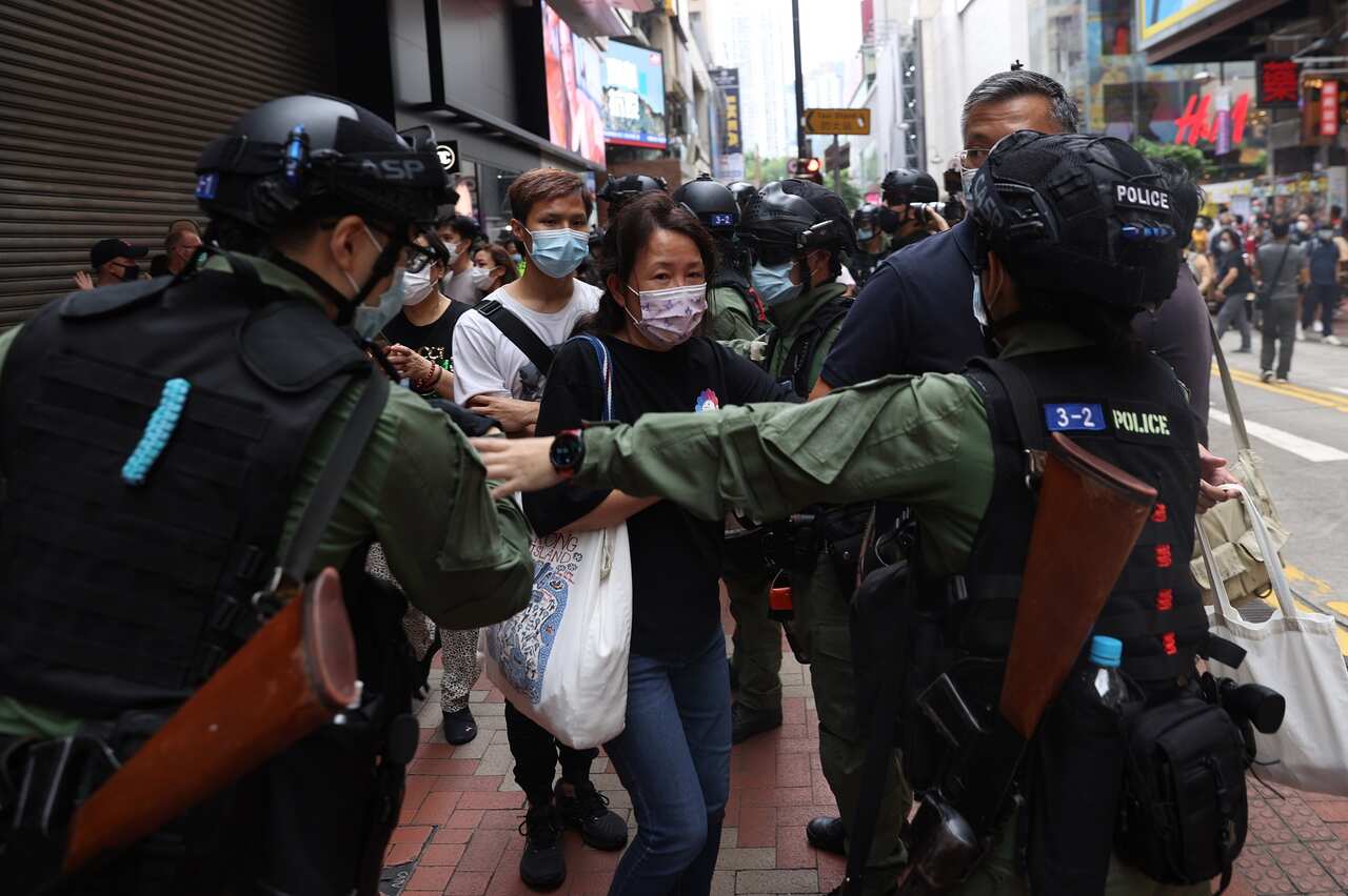 A small but growing number of Hong Kongers have fled the city since Beijing's crackdown on democracy protesters.
