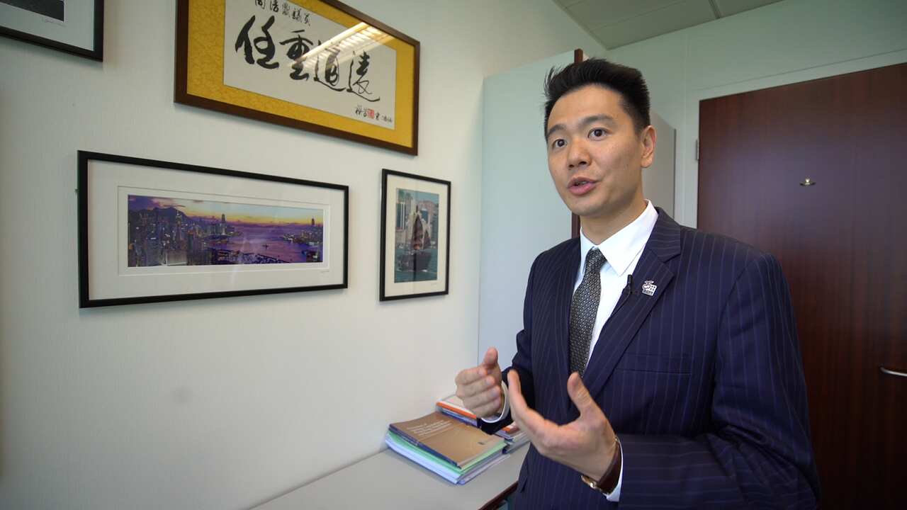 Hong Kong lawmaker Holden Chow