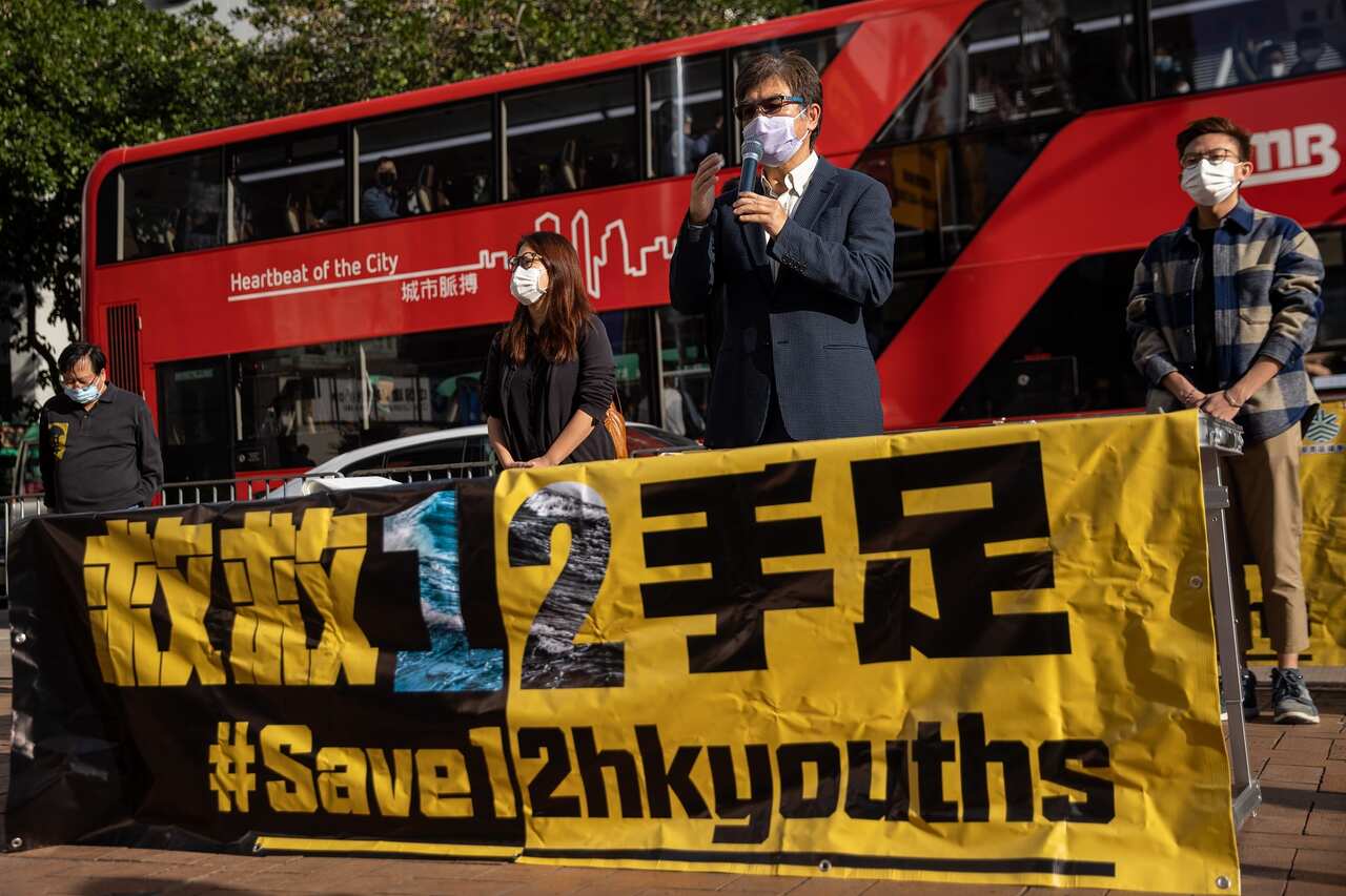 The United States called for the 'immediate release' of a group of Hong Kong democracy activists facing trial in China.