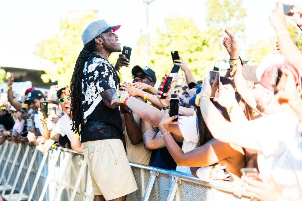 Ace Hood performs at the Jumanji Festival on March 9, 2018 in Melbourne, Australia.