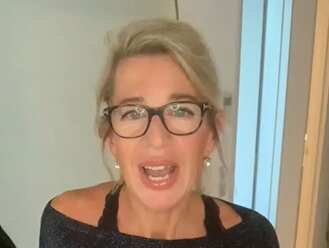 Ms Hopkins on instagram from what purports to be a Sydney Hotel Quarantine room.