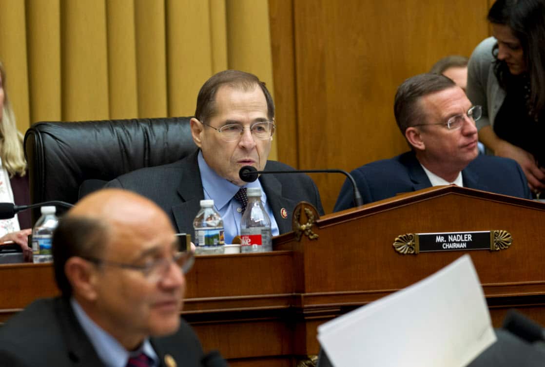 House Judiciary Committee Chairman Rep. Jerrold Nadler D-N.Y., speaks during the House Judiciary Committee (AAP)