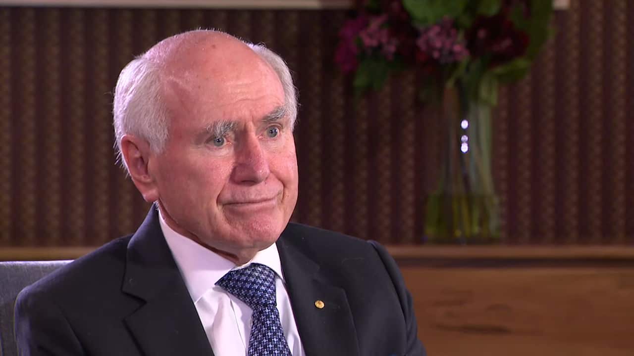 Former PM John Howard speaks with SBS News 