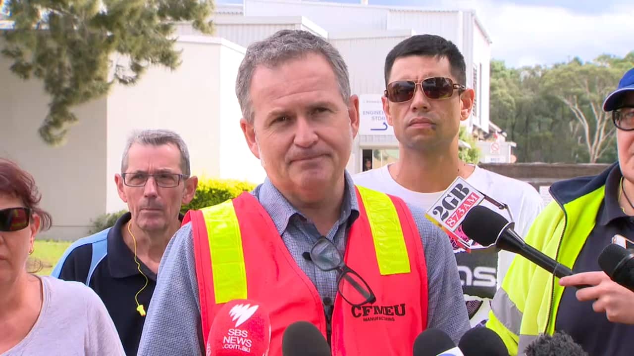 NSW Secretary of the CFMEU Michael Aird