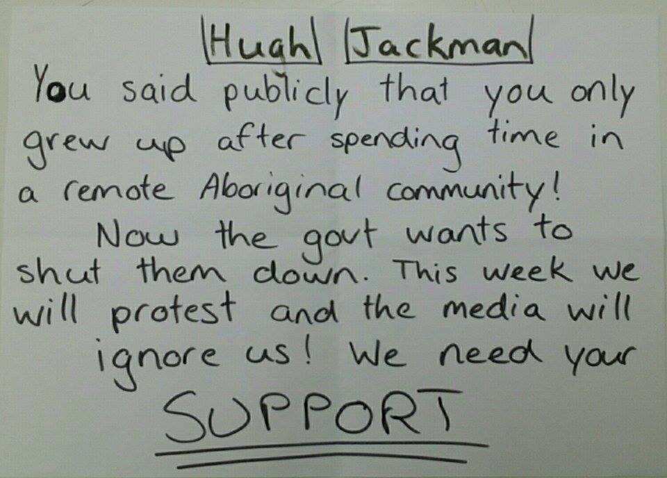 Sign found at Fitzroy Crossing, WA, shopping centre. (Danny Teece-Johnson/NITV)