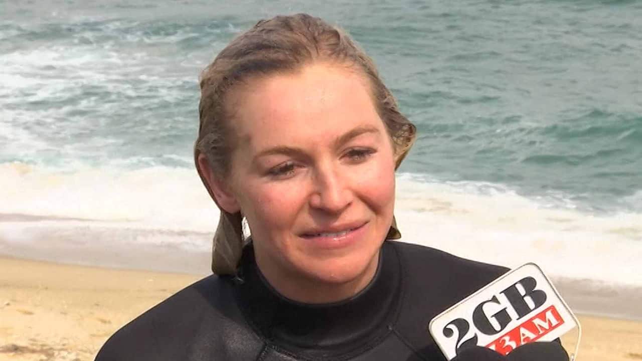 “It’s no bikini weather here": Aerial skier, Danielle Scott.