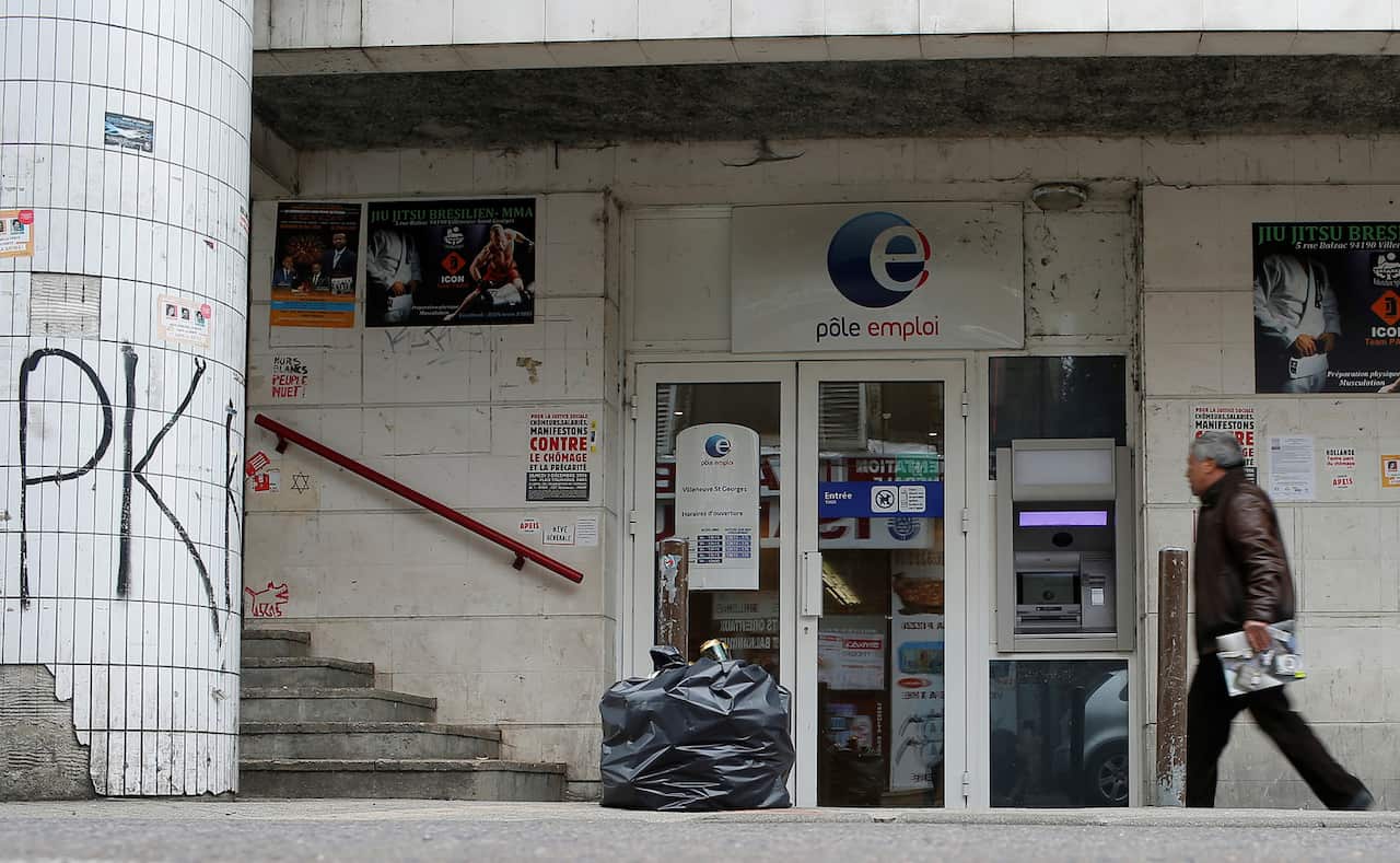 A national employment agency in the suburbs of Paris.