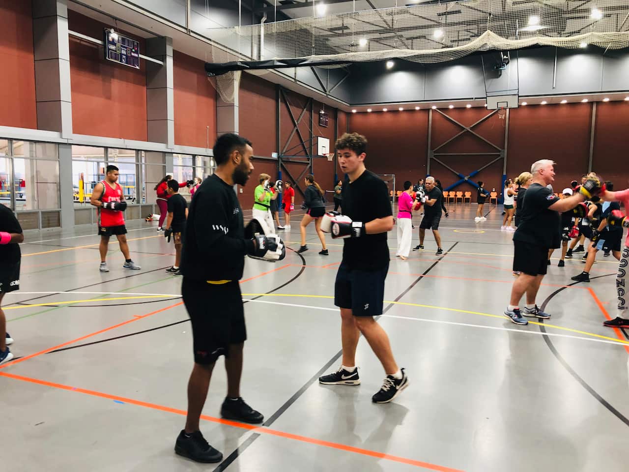 The boxing program runs every Monday, Wednesday and Friday morning. 