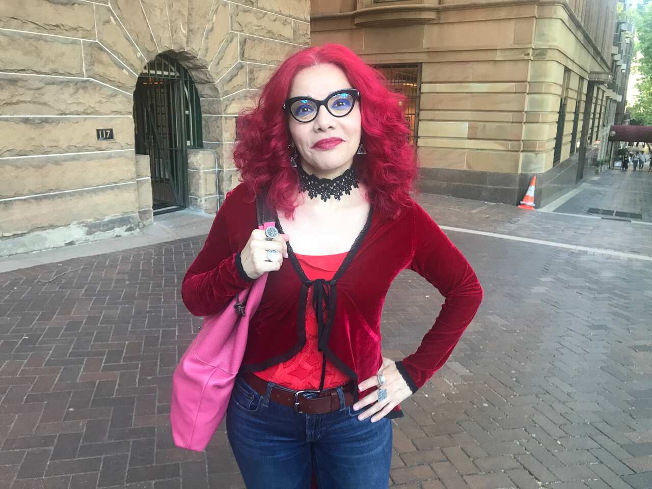 Mona Eltahawy in Sydney. 