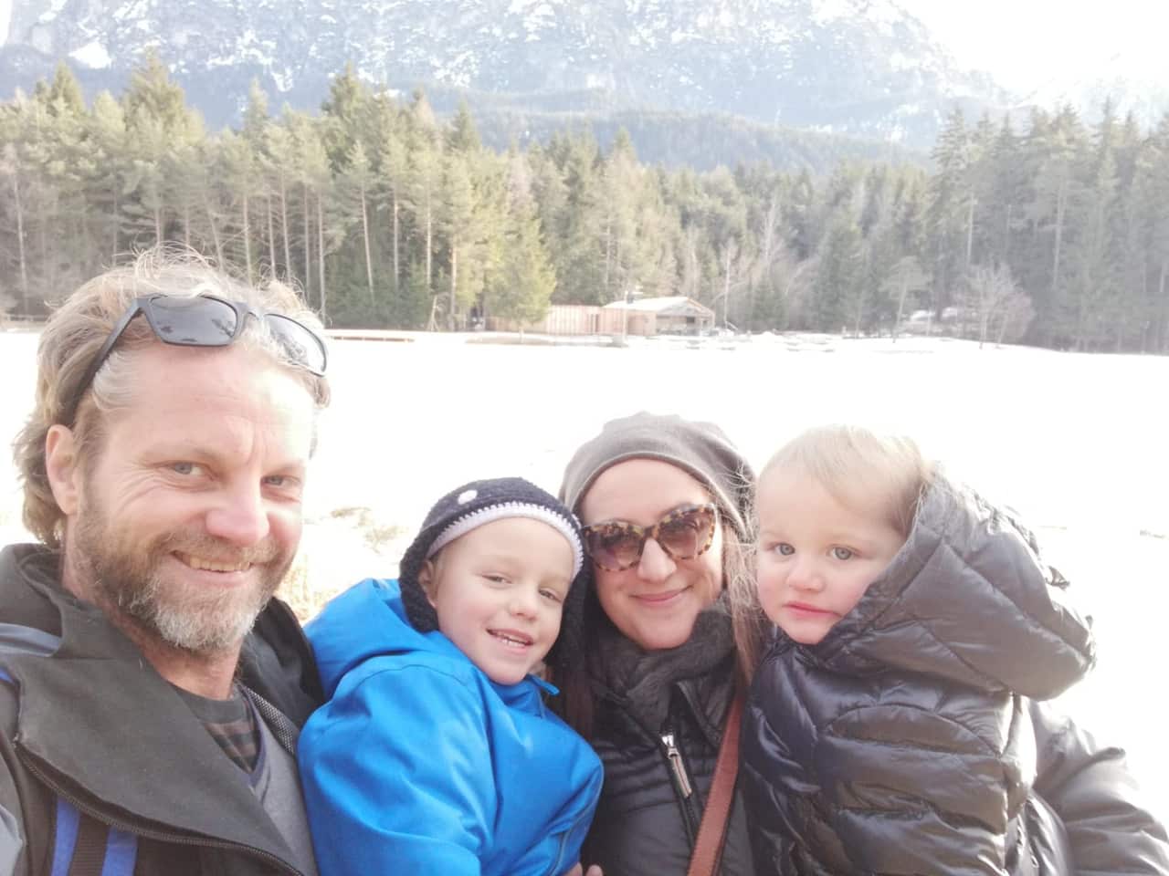 Jeremy Smith and his family are currently trying to remain inside their Milan home while the outbreak continues. 