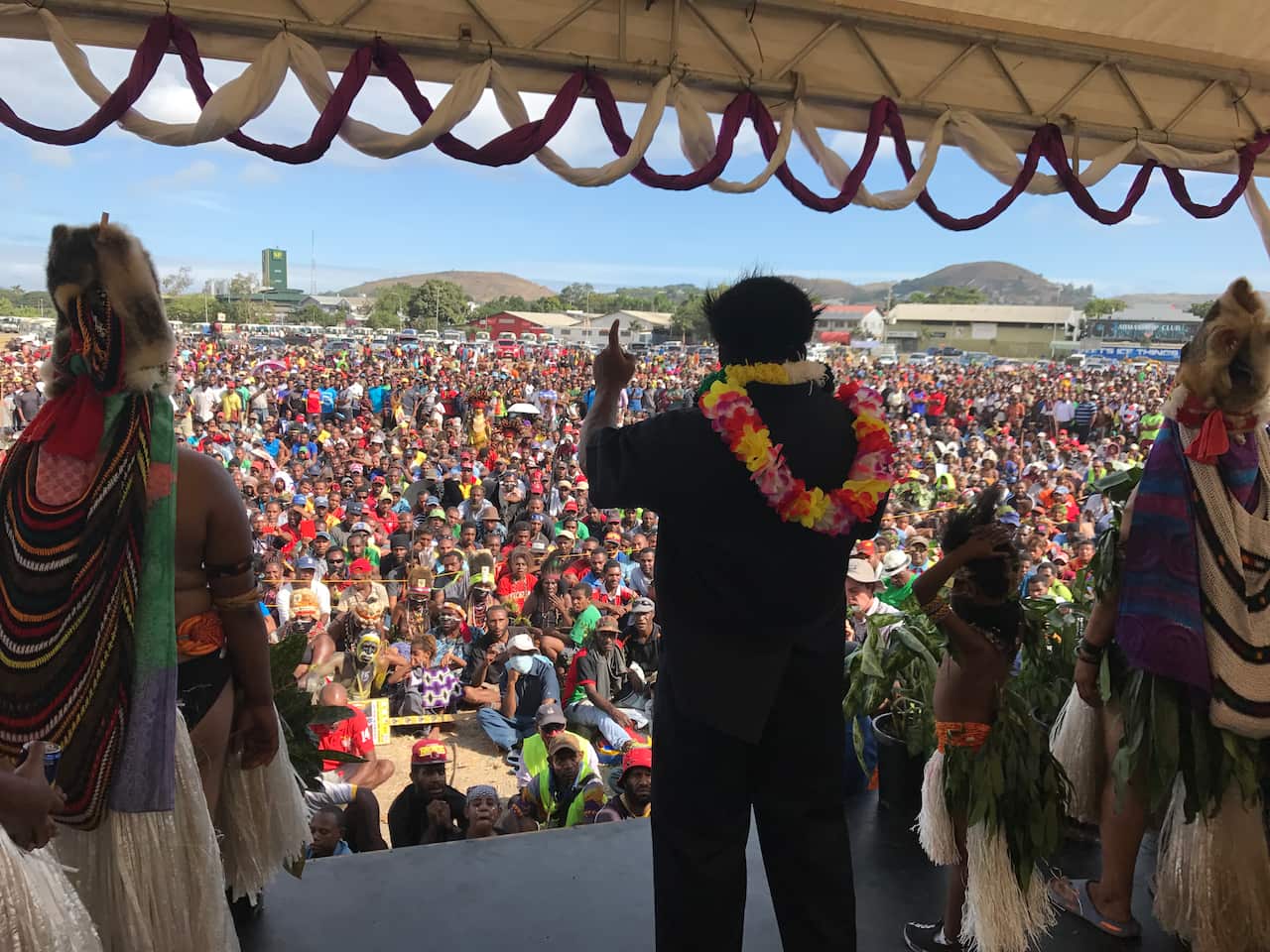 PNG election campaign