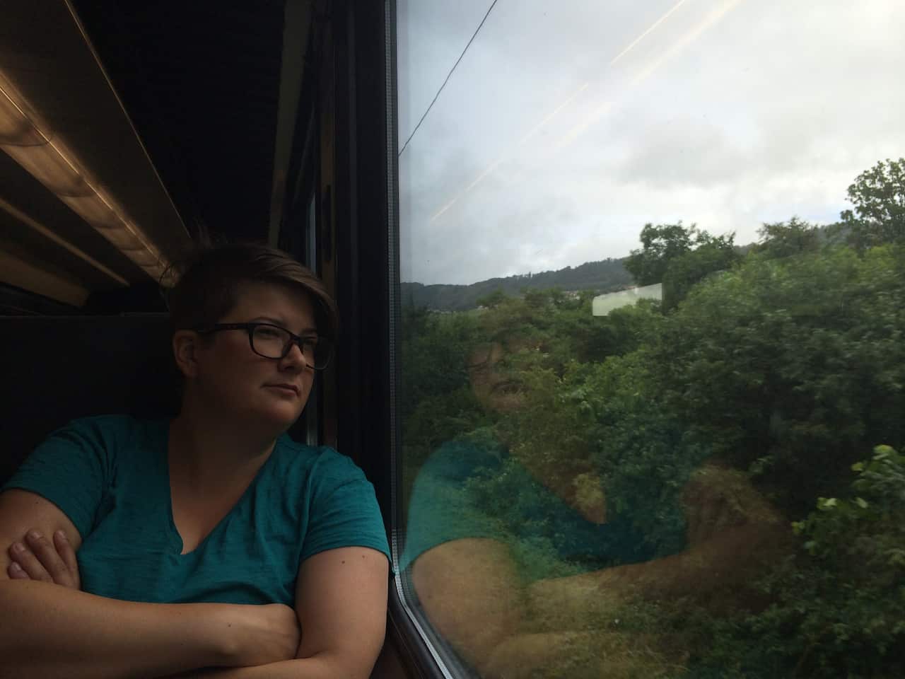 Signe Liden says many employees are keen to take the train, rather than fly. 