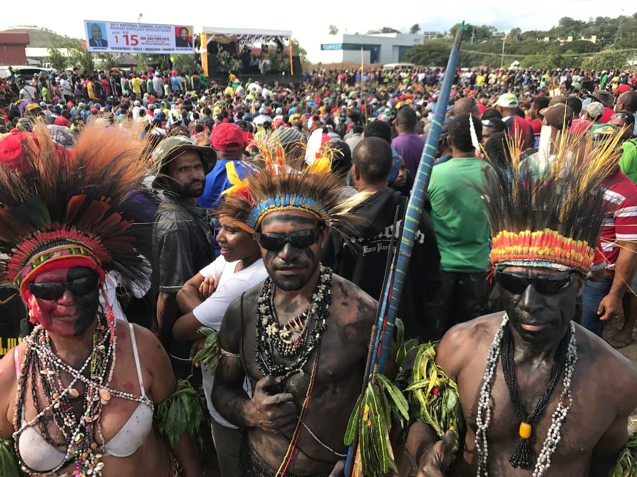 PNG election campaign