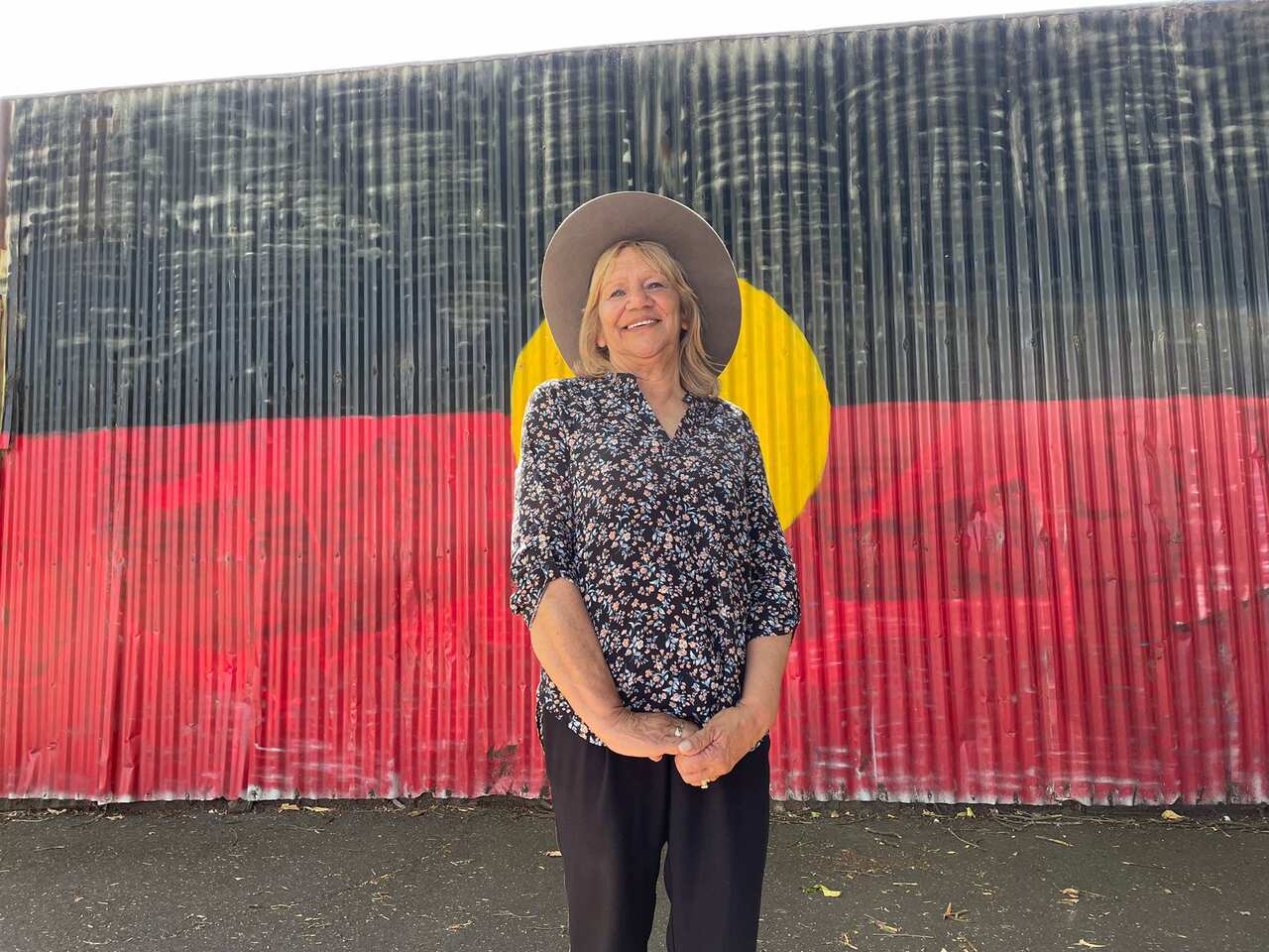 Co-Chair of the First Peoples' Assembly of Victoria and Bangerang and Wiradjuri elder Aunty Geraldine Atkinson.