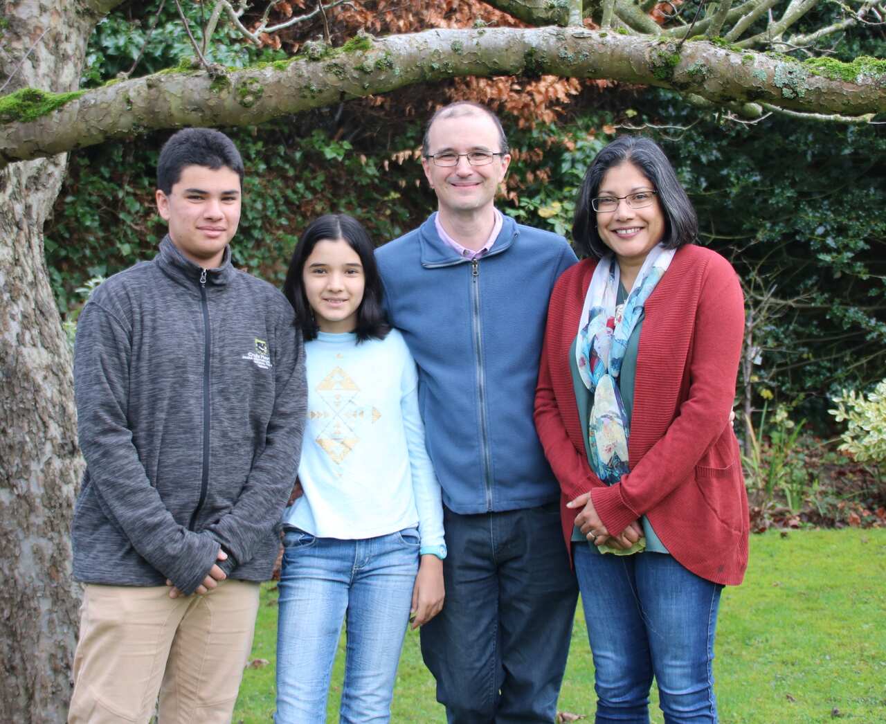 Chris Goringe and his family