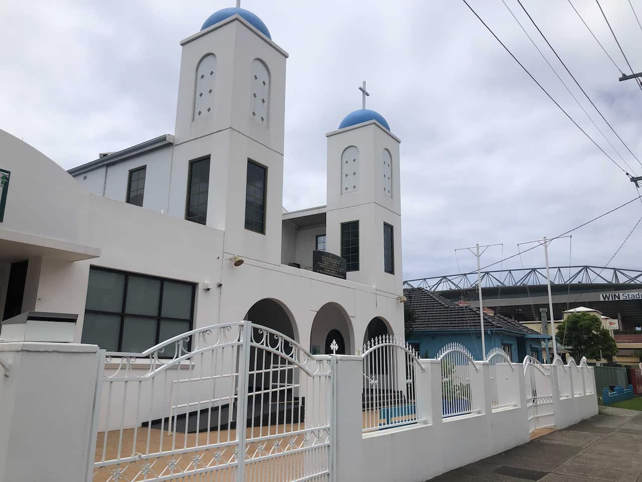 The Holy Cross Greek Orthodox church in Wollongong.