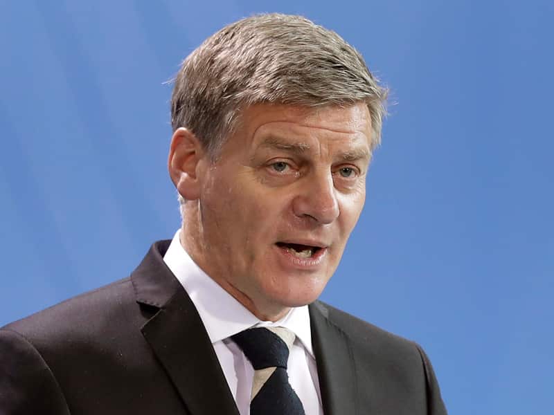 New Zealand Prime Minister Bill English said he expect all diplomats here to obey the law (AAP).