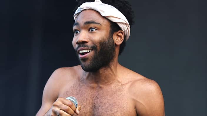Childish Gambino - Donald Glover - on stage.