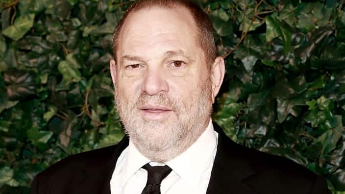 Harvey Weinstein attends a pre BAFTA party in London.