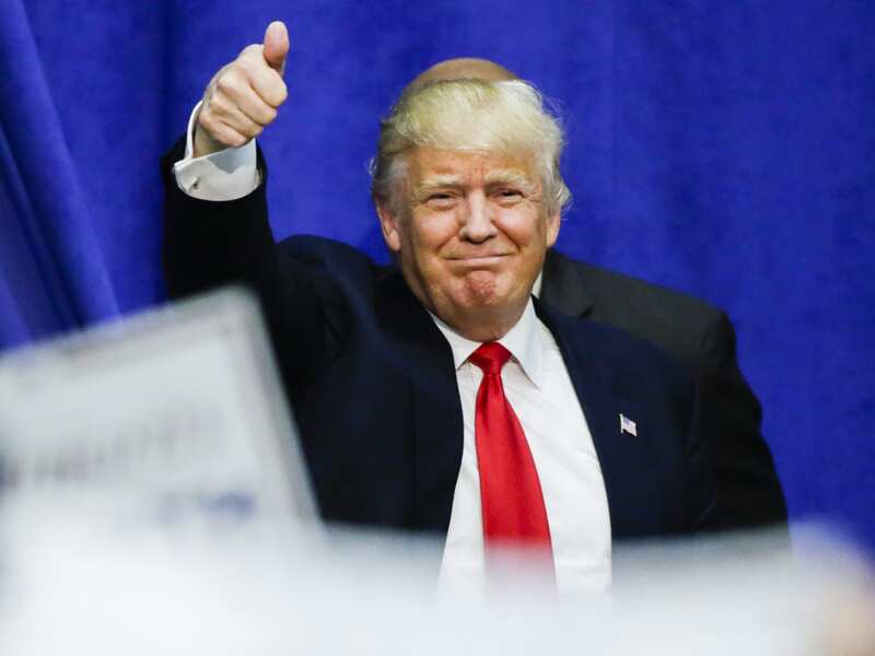 Businessman and Republican presidential candidate Donald Trump