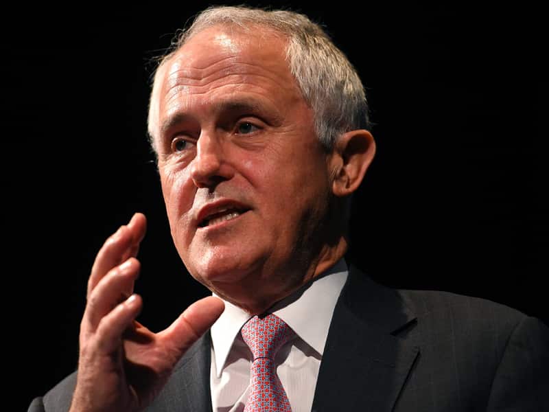 Australia's Prime Minister Malcolm Turnbull