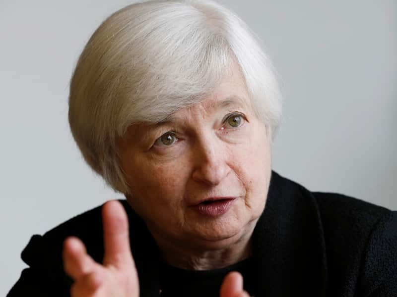 US Federal Reserve chief Janet Yellen