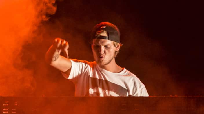 Avicii performs at the Hard Rock Rising Festival on July 25, 2015 in Barcelona, Spain. 