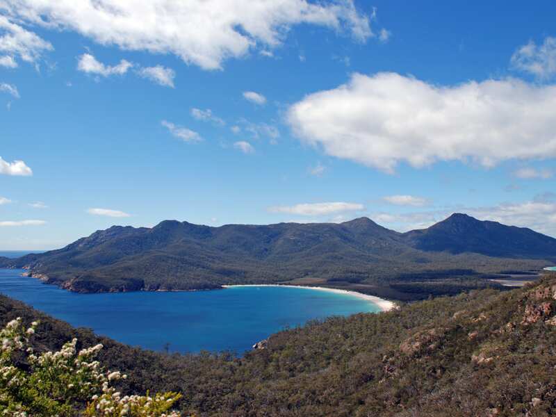Wineglass Bay on Tasmania's Freycinet