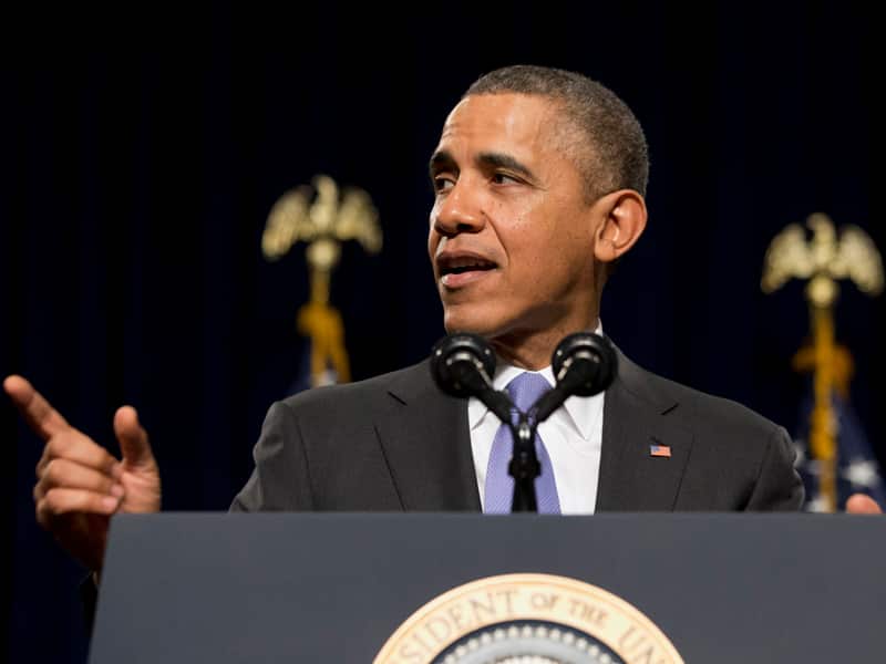 President Barack Obama in Cambridge, Md.