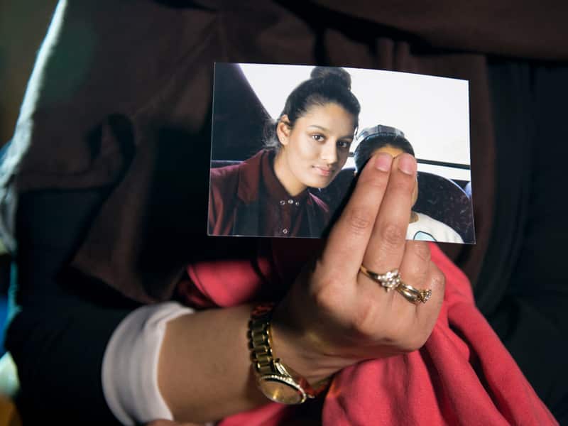 Shamima Begum said she only wants to return to the UK with her newborn baby. 