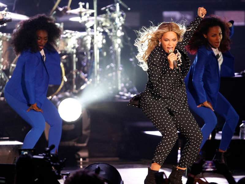 US recording artist Beyonce performs