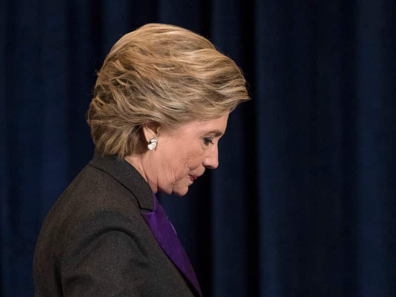 Democratic presidential candidate Hillary Clinton