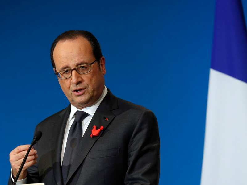 French President Francois Hollande