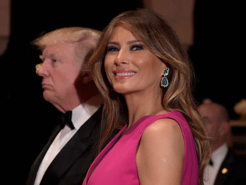 President Donald Trump and first lady Melania Trump