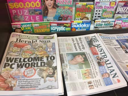 The Herald Sun defended the cartoon of Serena Williams and Naomi Osaka. 