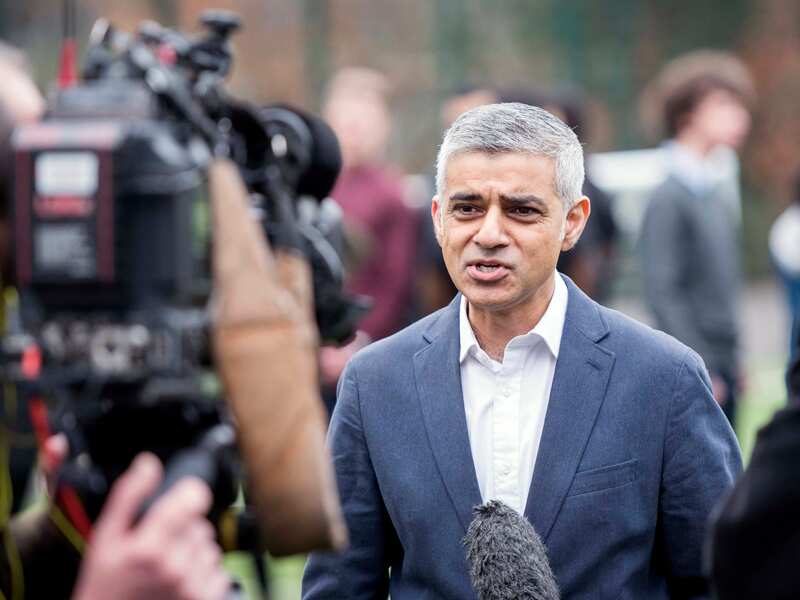 London Mayor Sadiq Khan