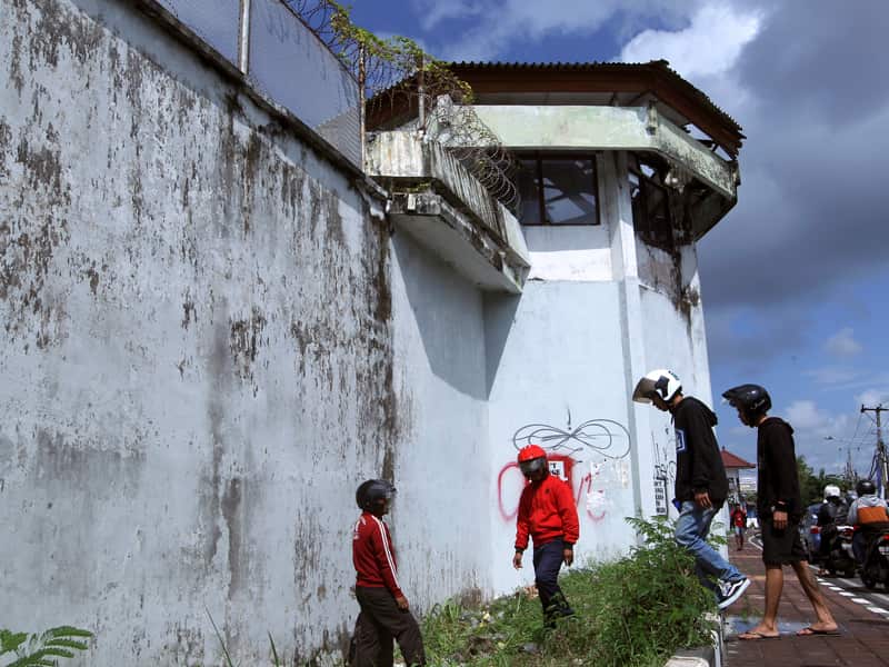 Bali's Kerobokan jail, where the Australian was held.