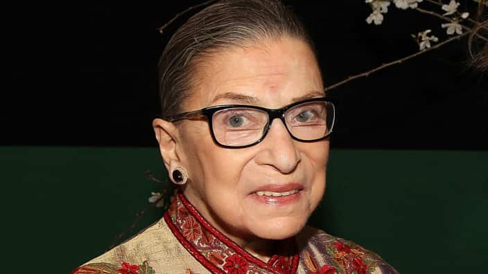 Ruth Bader Ginsburg.