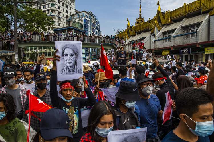 Myanmar Protests Continue, Despite Warnings of a Military Crackdown