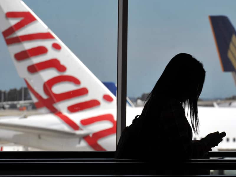A Virgin Australia aircraft in Sydney