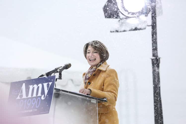 Amy Klobuchar has dropped out of the US presidential race and endorsed Joe Biden.