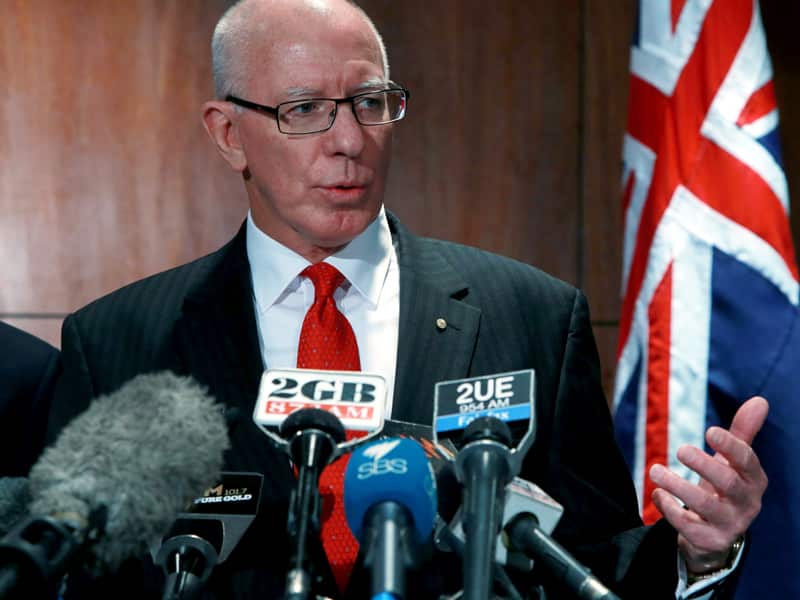 NSW Governor David Hurley.