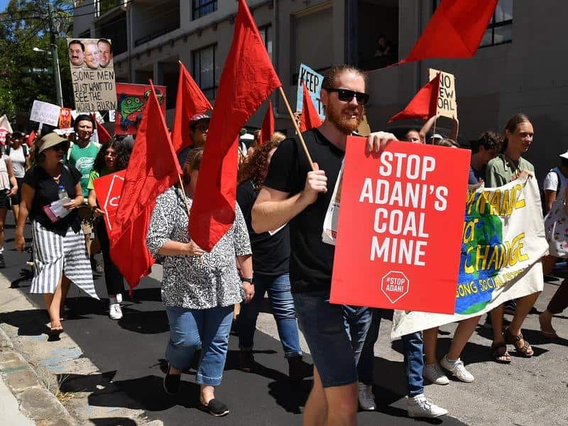A Stop Adani rally.