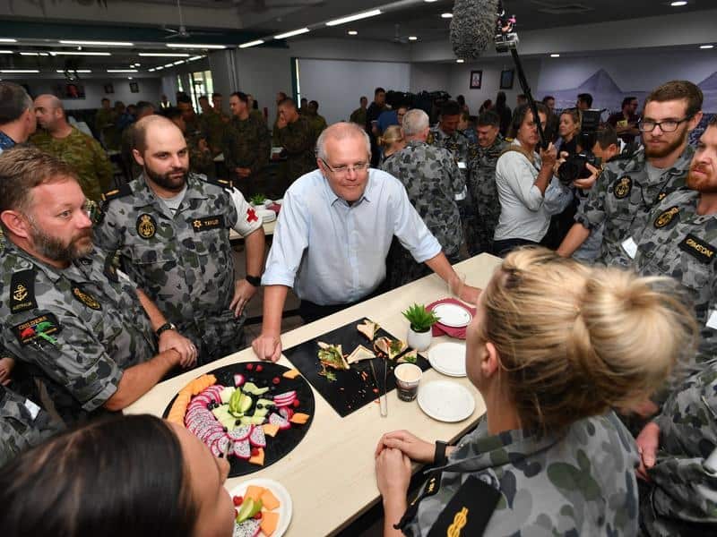 The PM says he'll be remembering WWII veteran Leslie Allen, a statue of whom he keeps in his office. 